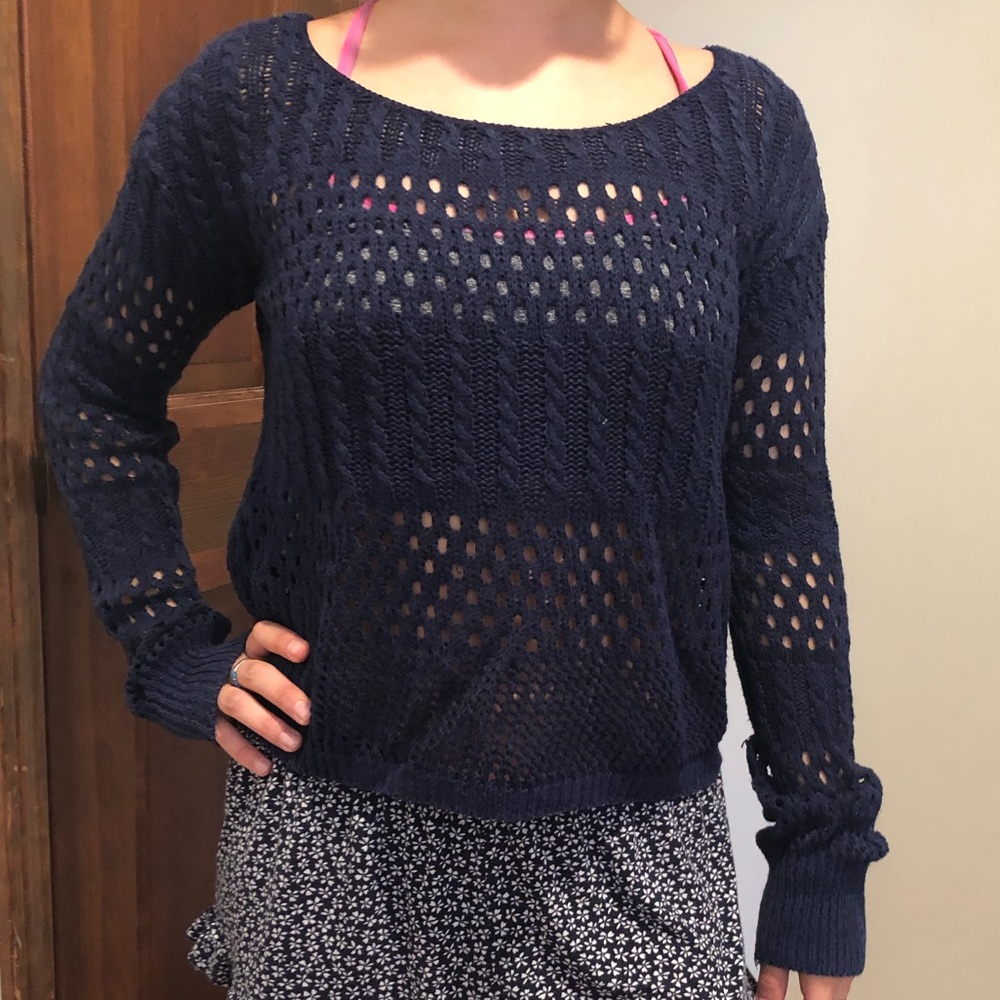 Pins & Needles Navy Sweater